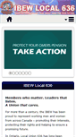Mobile Screenshot of ibewlocal636.com